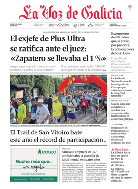 Cover of La Voz de Galicia (Monforte)