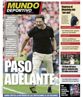 Cover of Mundo Deportivo (Bizkaia-Araba)