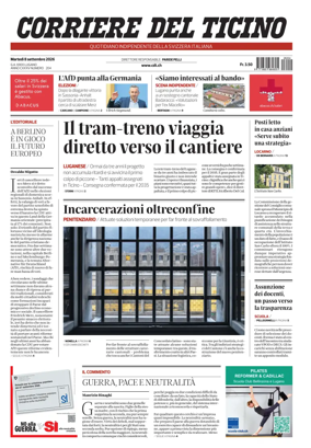 Cover of Corriere del Ticino