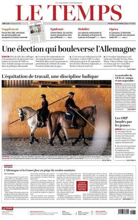 Cover of Le Temps