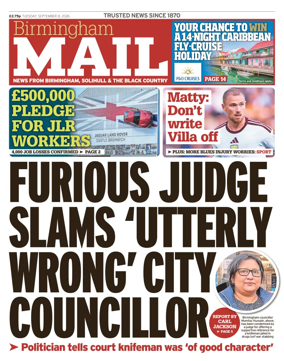 Cover of Birmingham Mail
