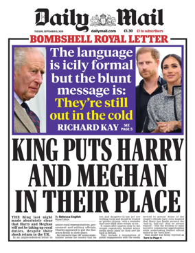 Cover of Daily Mail