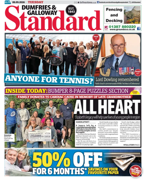 Cover of Dumfries & Galloway Standard