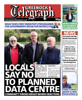 Cover of Greenock Telegraph