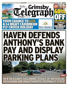 Cover of Grimsby Telegraph