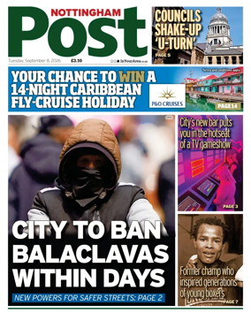 Cover of Nottingham Post