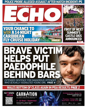 Cover of South Wales Echo