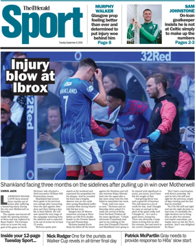 Cover of Herald Sport