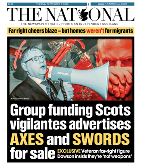 Cover of The National (Scotland)