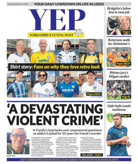 Cover of Yorkshire Evening Post