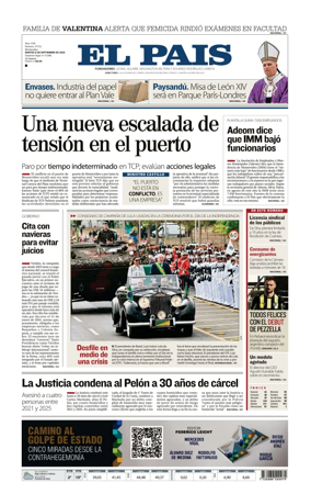 Cover of El Pais (Uruguay)