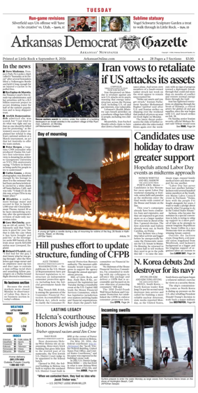 Cover of Arkansas Democrat-Gazette