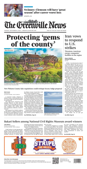 Cover of The Greenville News