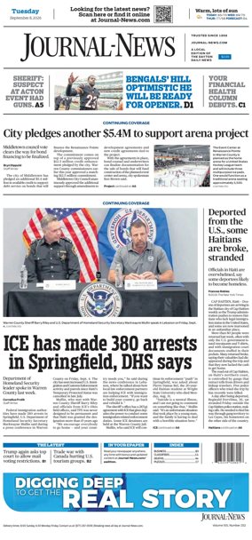 Cover of Hamilton Journal News