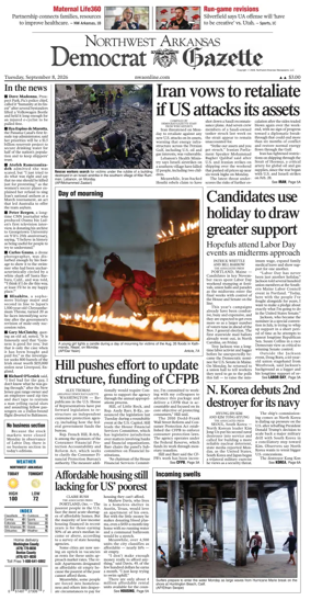 Cover of Northwest Arkansas Democrat-Gazette