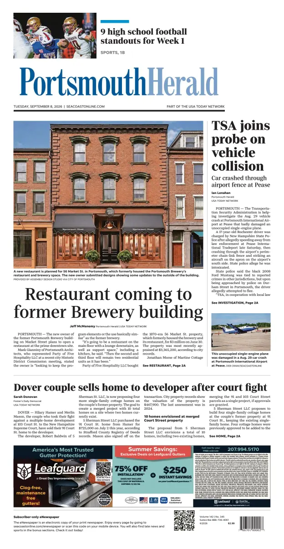 Cover of Portsmouth Herald