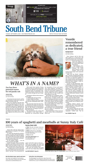 Cover of South Bend Tribune