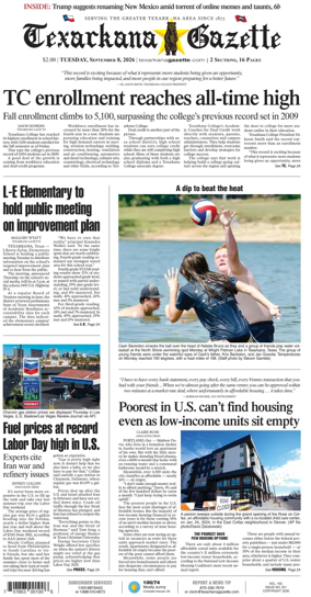 Cover of Texarkana Gazette