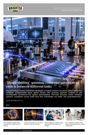 Cover of The Brighter Side of News