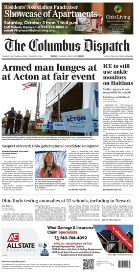 Cover of The Columbus Dispatch