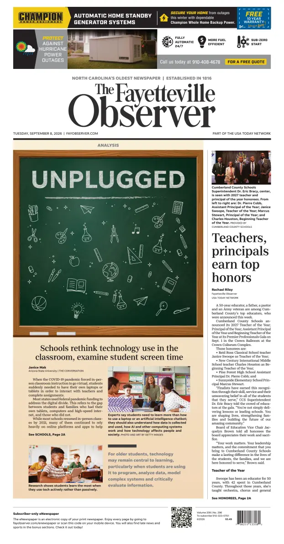 Cover of The Fayetteville Observer