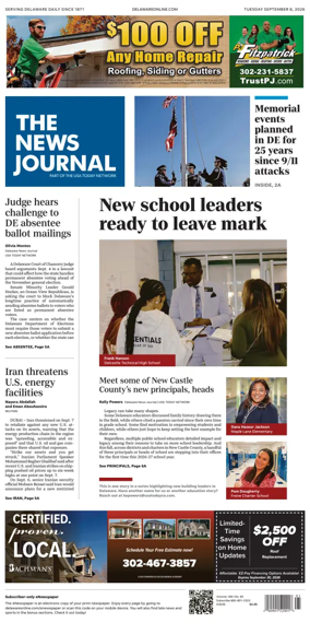 Cover of The News Journal
