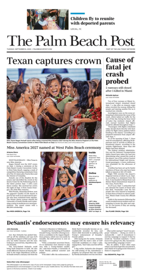 Cover of The Palm Beach Post