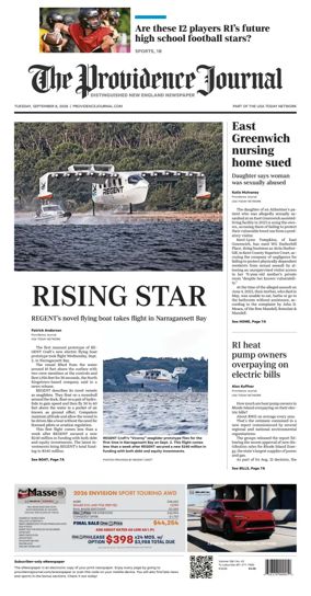 Cover of The Providence Journal