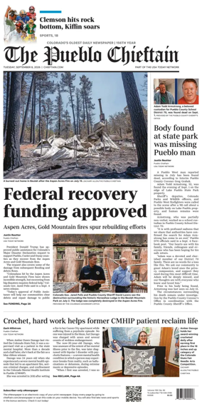 Cover of The Pueblo Chieftain
