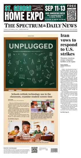 Cover of The Spectrum & Daily News