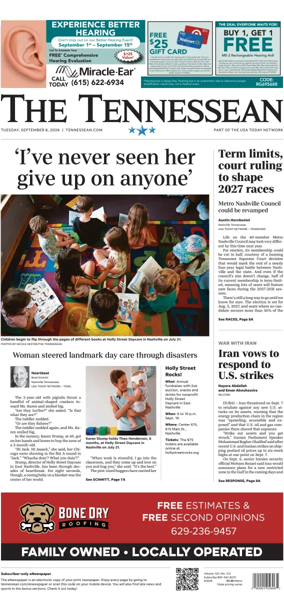 Cover of The Tennessean