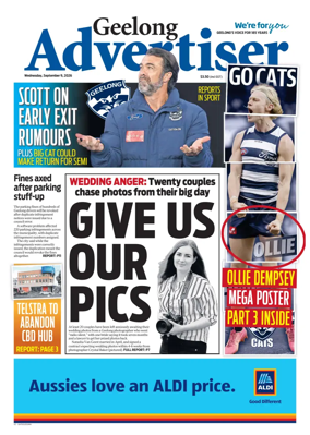 Cover of Geelong Advertiser