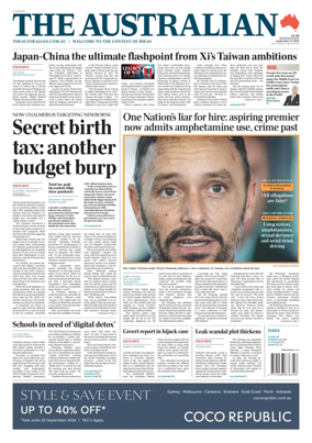 Cover of The Australian