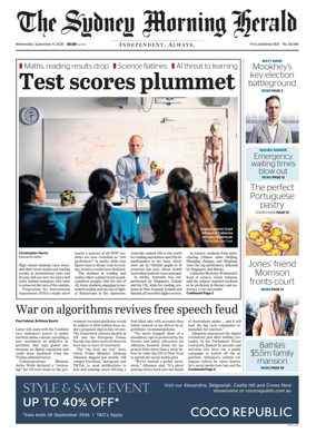 Cover of The Sydney Morning Herald