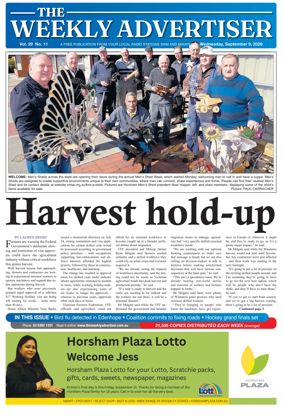 Cover of The Weekly Advertiser Horsham