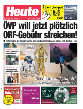 Cover of Heute - Niederosterreich Ausgabe