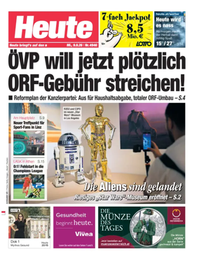 Cover of Heute - Oberosterreich Ausgabe