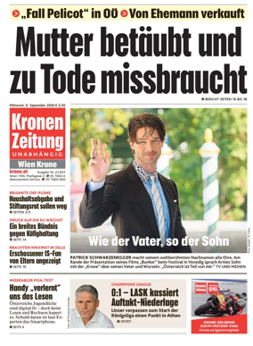 Cover of Kronen Zeitung