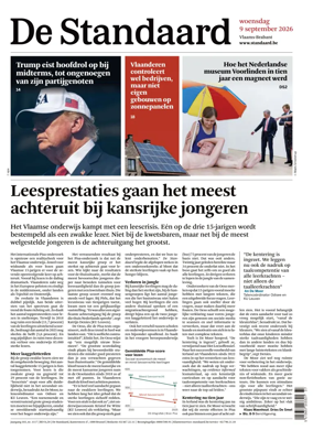 Cover of De Standaard