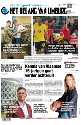 Cover of Het Belang van Limburg