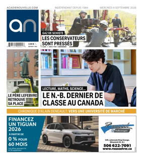 Cover of Acadie Nouvelle
