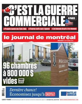 Cover of Le Journal de Montreal