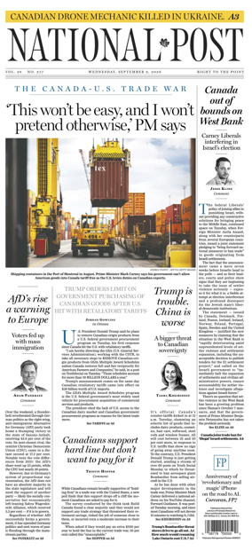 Cover of National Post - (National Edition)
