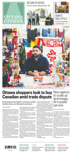 Cover of Ottawa Citizen