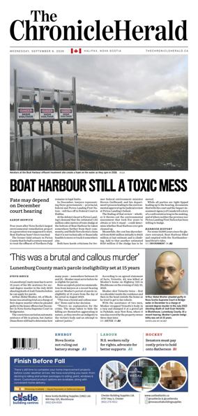 Cover of The Chronicle Herald (Provincial)