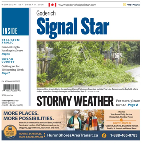 Cover of The Goderich Signal-Star