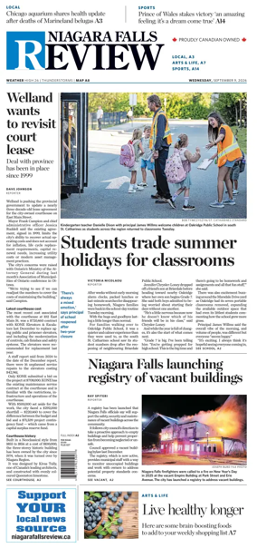 Cover of The Niagara Falls Review