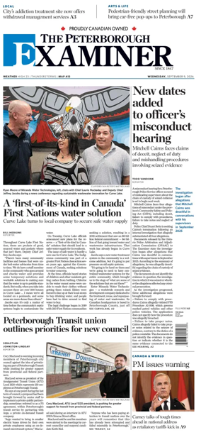 Cover of The Peterborough Examiner