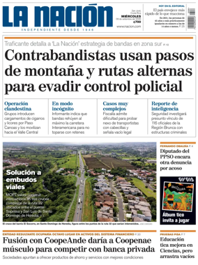 Cover of La Nacion (Costa Rica)
