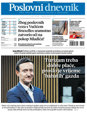 Cover of Poslovni Dnevnik